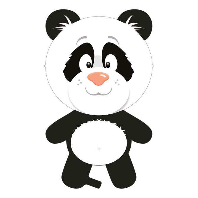 Globo Panda Gigante 50 x 90 cm 