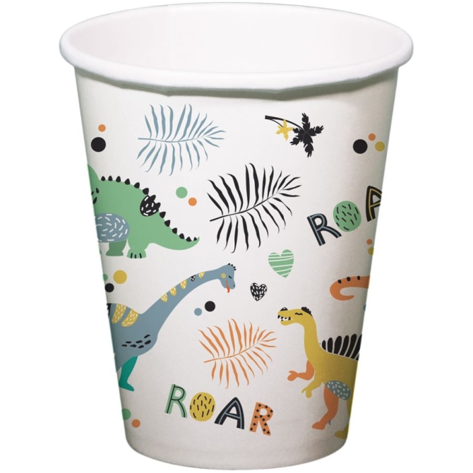 6 tazas Dino Roars 