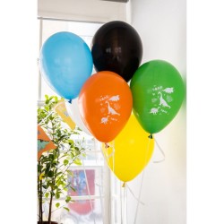 6 globos Dino Roars. n1