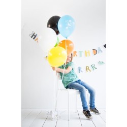 6 globos Dino Roars. n4