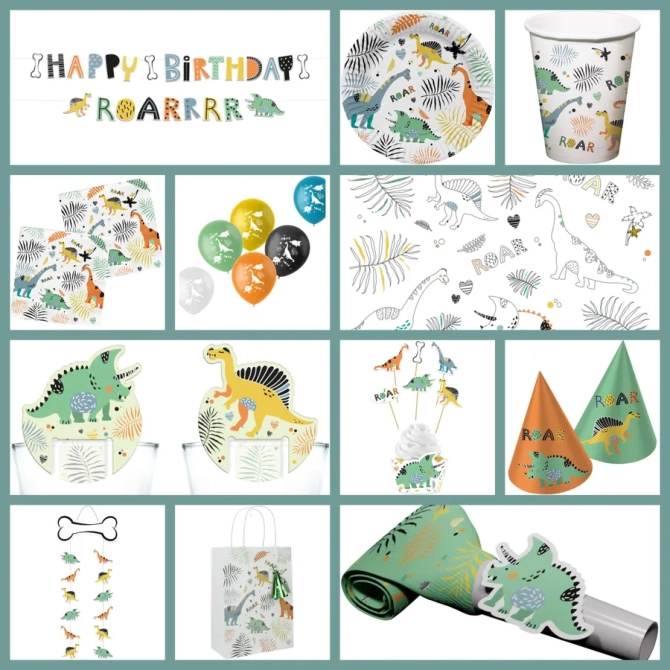 Maxi Party Box Dino Roars 