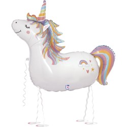 Globo gigante unicornio andante. n1