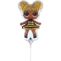 Globo con Tallo Lol Surprise - Abeja Reina 31 cm