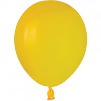 50 Globos Amarillo Mate 13cm