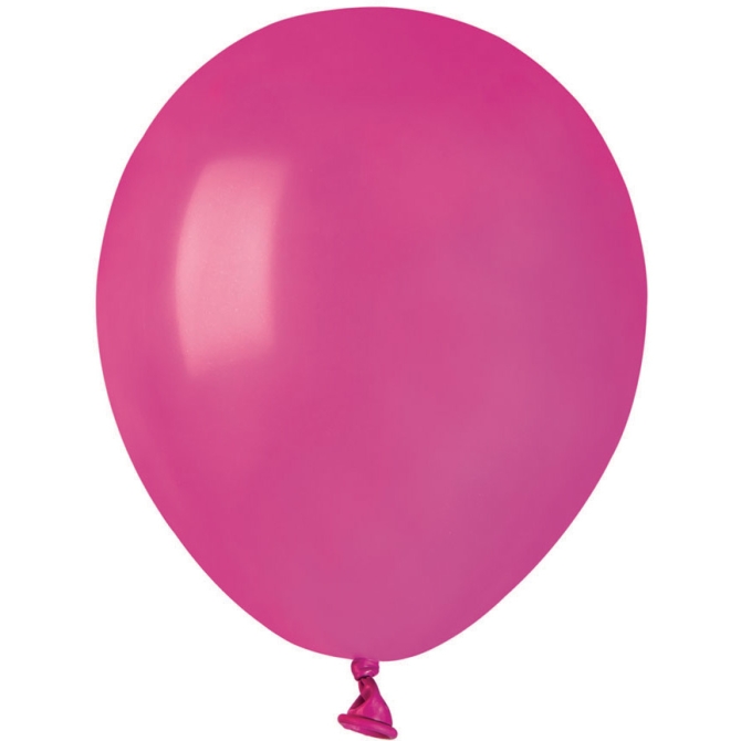 50 Globos Fucsia Mate 13cm 