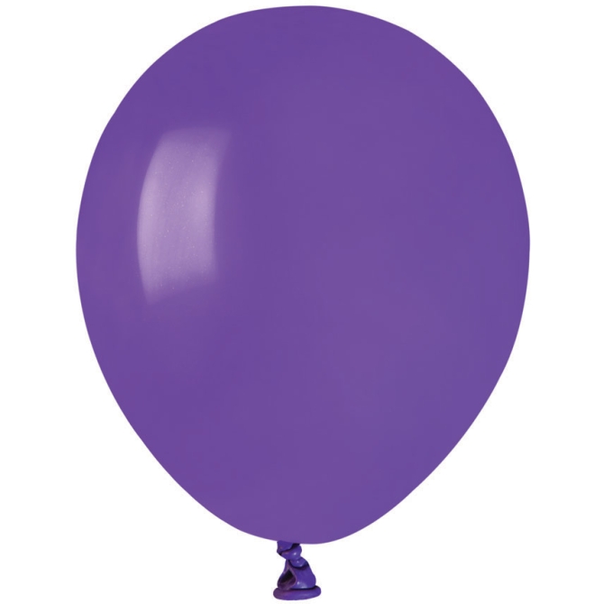 50 Globos Morado Mate 13cm 