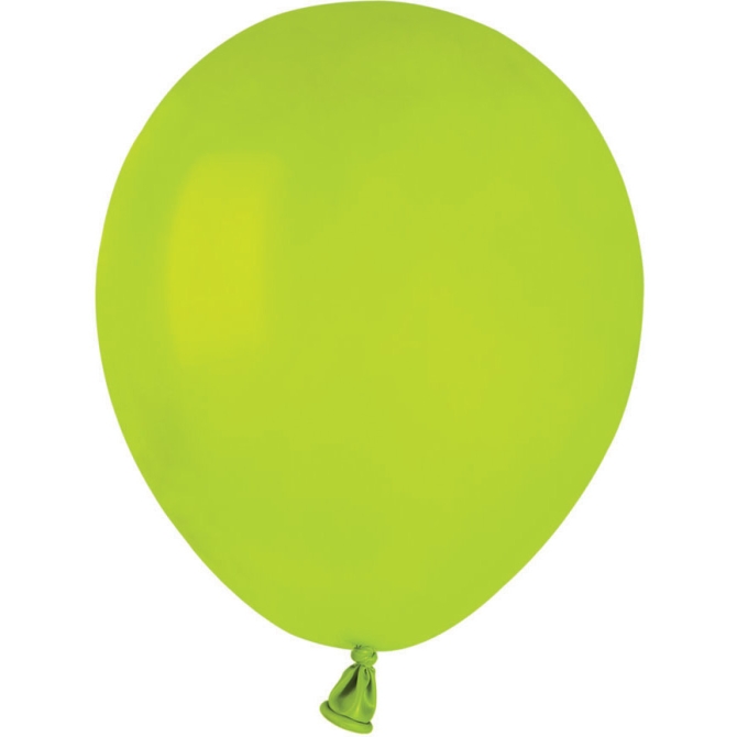 50 Globos Verde Ans Mate 13cm 