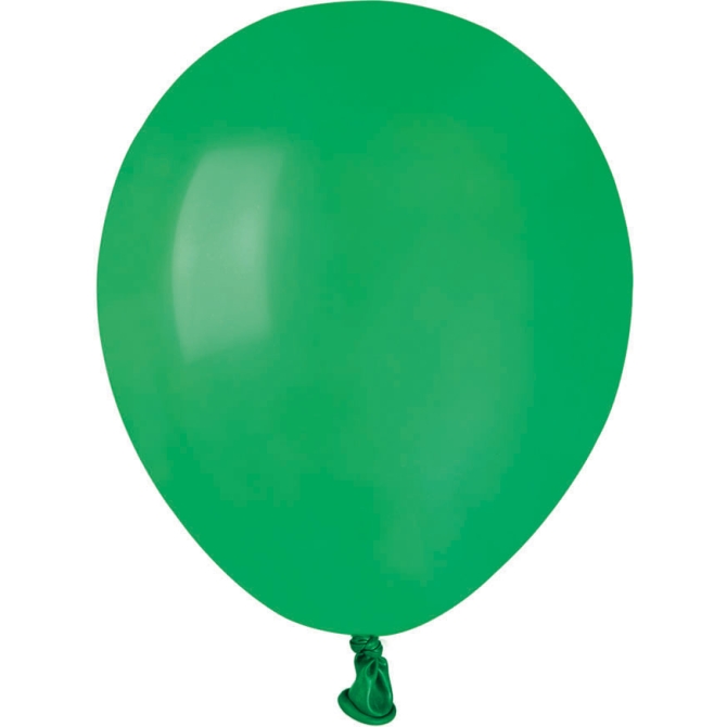 50 Globos Verde Mate 13cm 