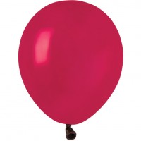 50 Globos Burdeos Mate 13cm