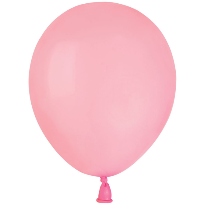 50 Globos Rosa Caramelo Mate 13cm 