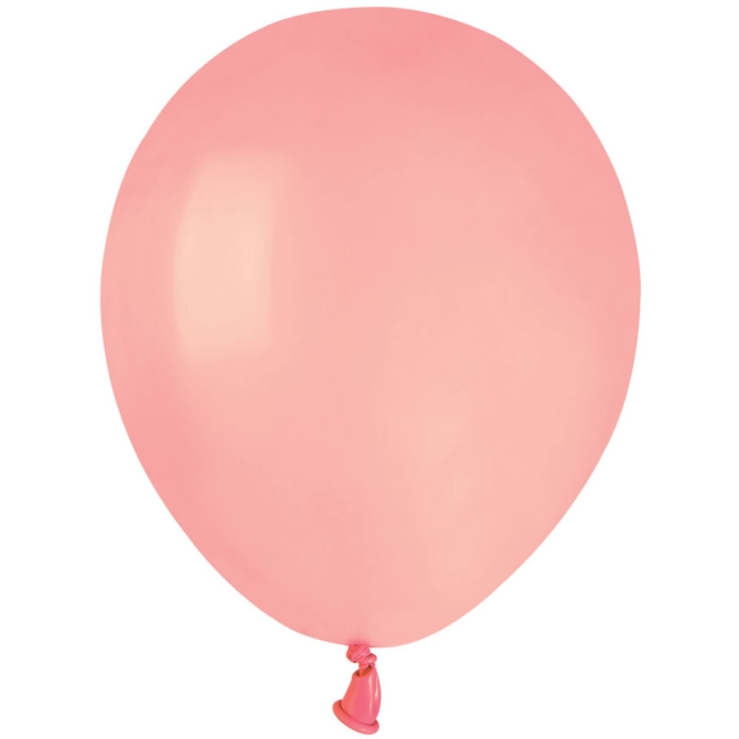 50 Globos Rosa Pastel Mate 13cm 