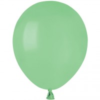 50 Globos Verde Menta Mate 13cm