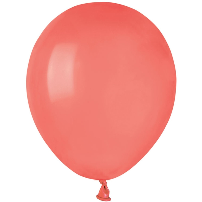 50 Globos Coral Mate 13cm 