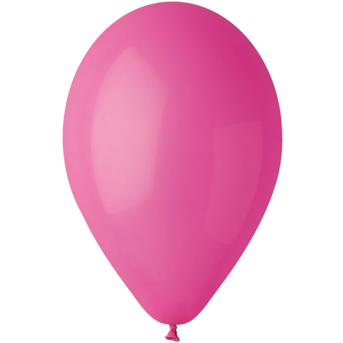 10 Globos Fucsia Mate 30cm 