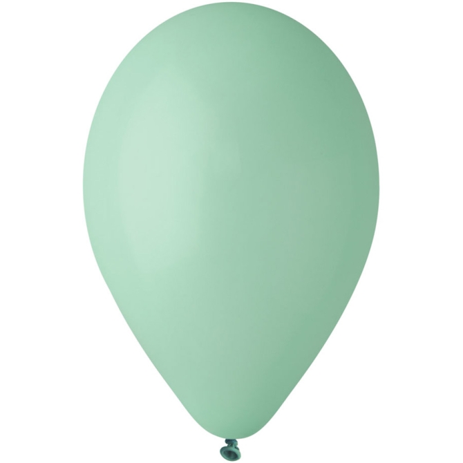 10 Globos Verde Agua Mate 30cm 