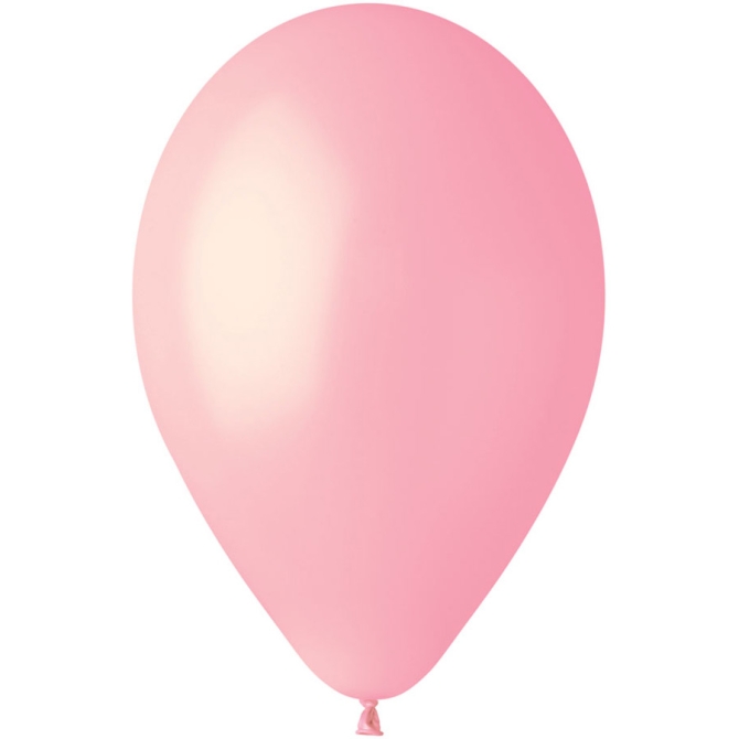 10 Globos Rosa Caramelo Mate 30cm 