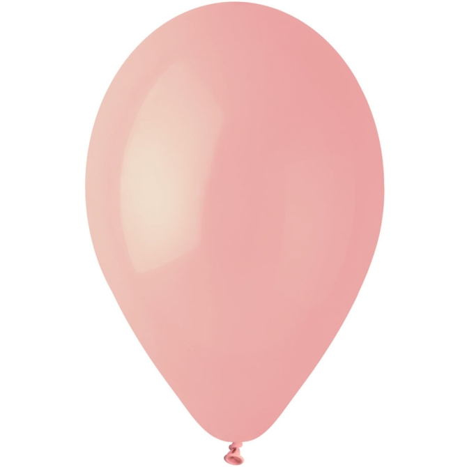 10 Globos Rosa Pastel Mate 30cm 