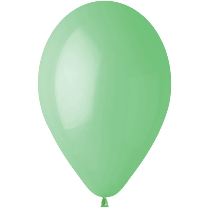 10 Globos Verde Menta Mate 30cm 