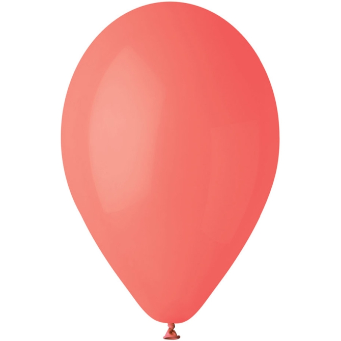 10 Globos Coral Mate 30cm 