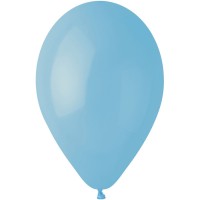 10 Globos Azul Pastel Mate 30cm