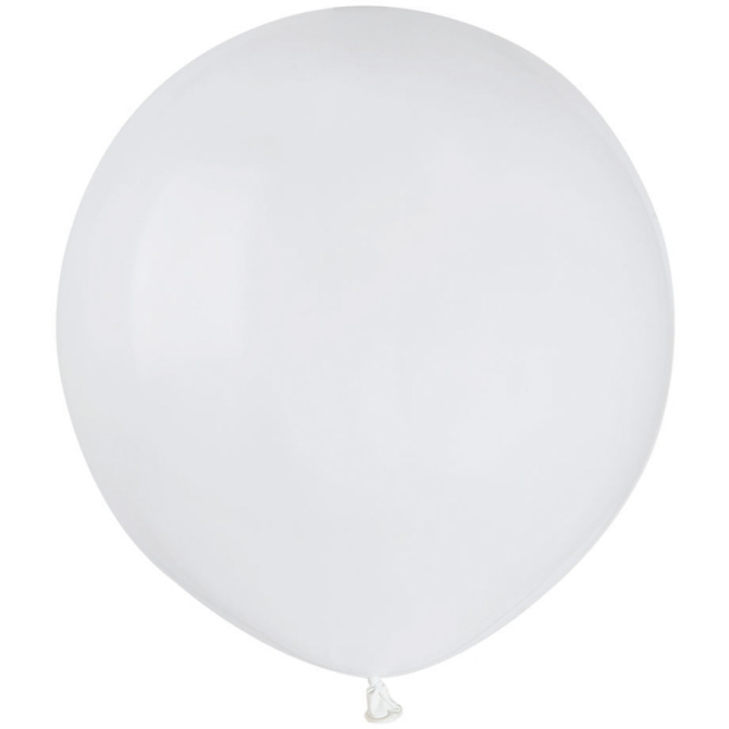 10 Globos Blanco Mate 48cm 