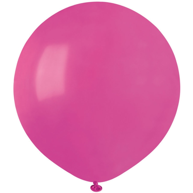 10 Globos Fucsia Mate 48cm 