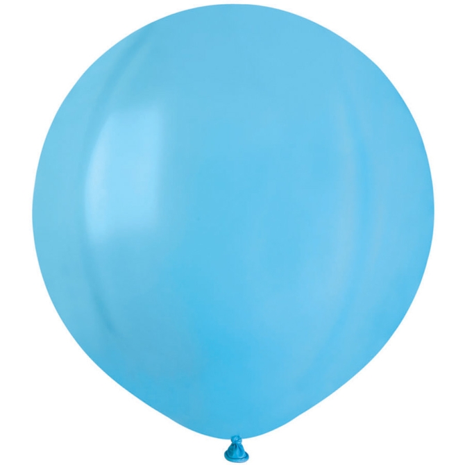 10 Globos Azul Laguna Mate 48cm 