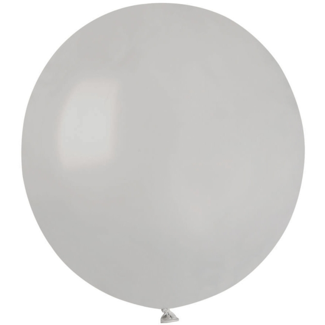 10 Globos Gris Mate 48cm 