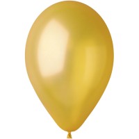 10 Globos Oro Nacarado 30cm