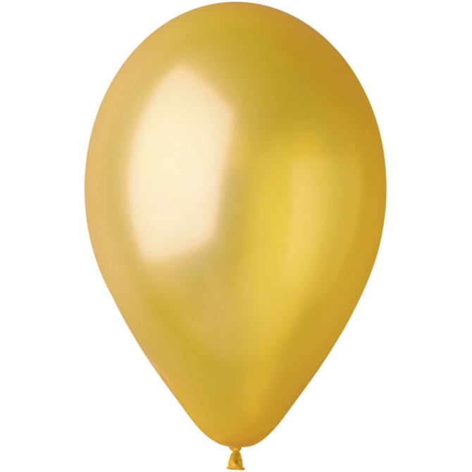 10 Globos Oro Nacarado 30cm 