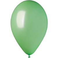 10 globos perla verde menta 30cm