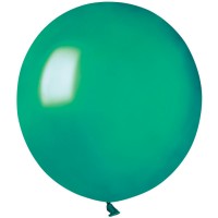 10 Globos Verde Abeto Perlado 48cm