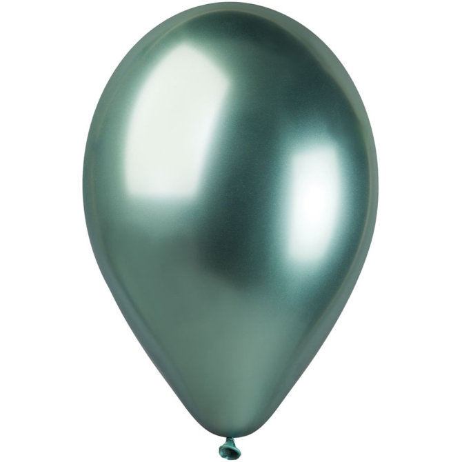 Globos Verde Cromado 33cm 