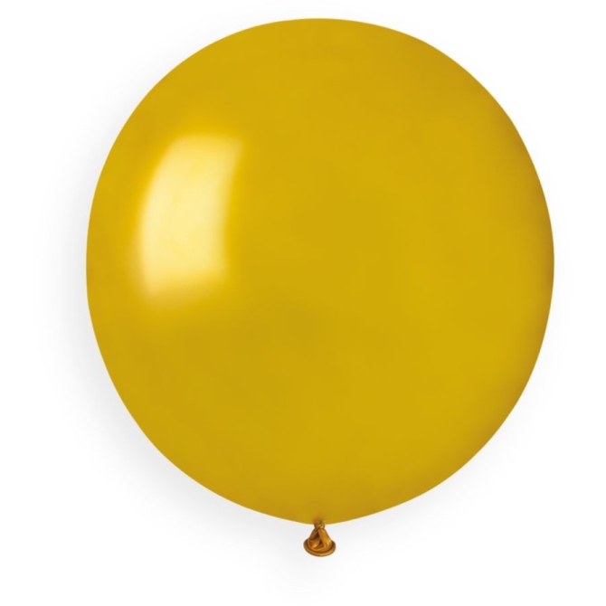 10 Globos Oro Nacarado 48cm 