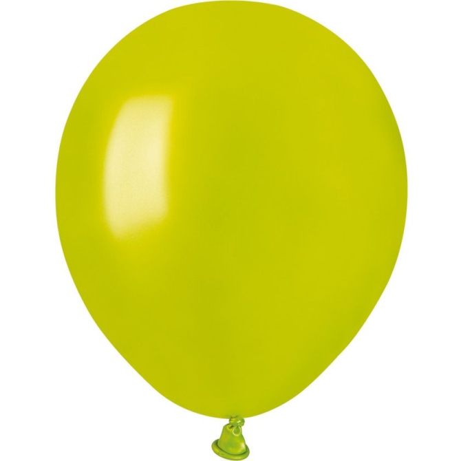 50 Globos Verde Ans Perla 13cm 