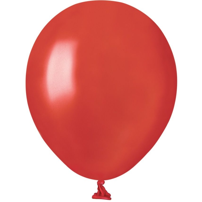 50 Globos Rojo Perlado 13cm 