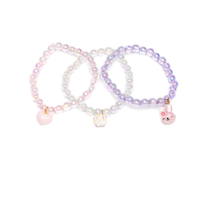 Set de 3 pulseras Happy Bunny 