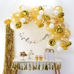 Arco Kit de 70 Globos - Oro. n2