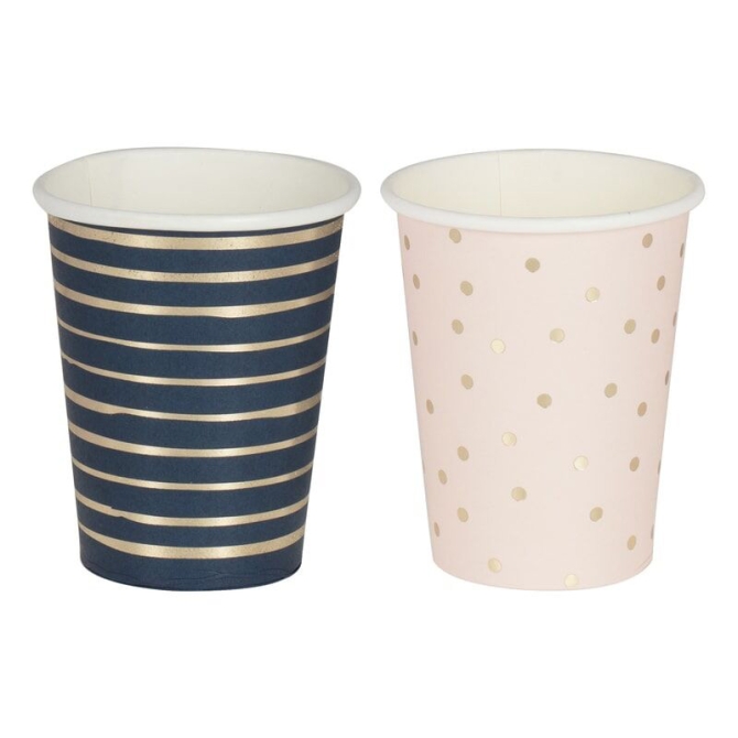 8 vasos para Baby Shower - Es un nio es una nia? 