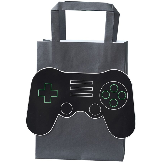 5 bolsas de regalo para fiestas de juegos. 