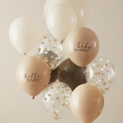 11 Globos Baby Shower - Osito. n1