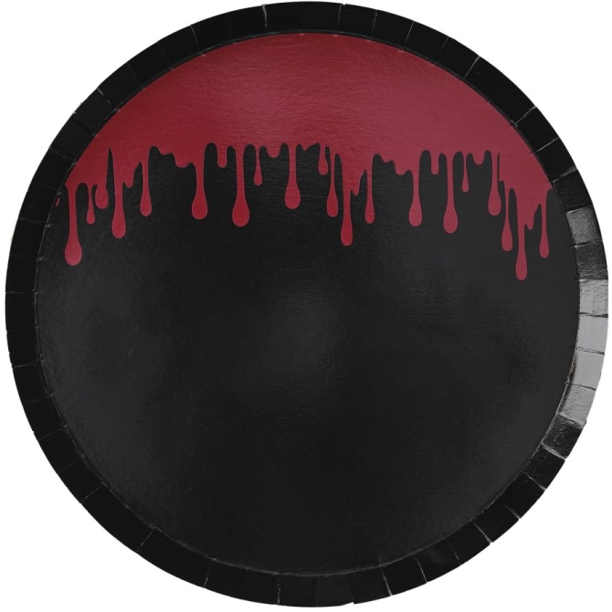 8 placas Bloody Black 