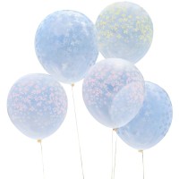 5 Globos - Pastel Floral