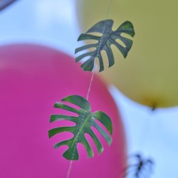 5 Guirnaldas de globos Tiki Hawaii. n2