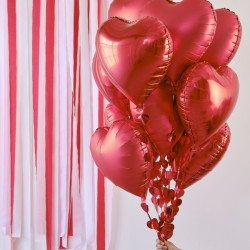 12 Globos Corazn con Guirnaldas Corazn. n1