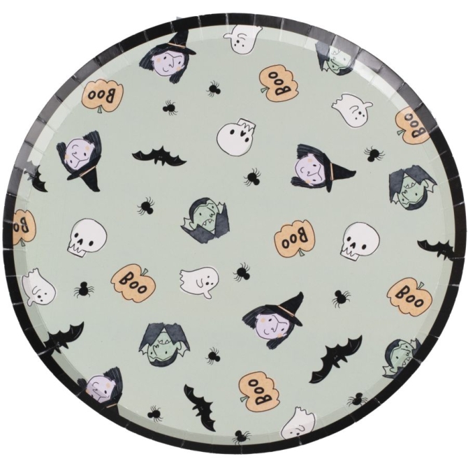 8 Platos de Halloween de vampiros y brujas 