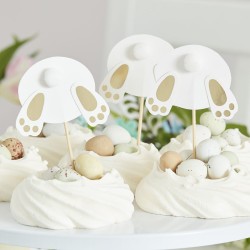 6 Cake Toppers Traseros de Conejo. n1