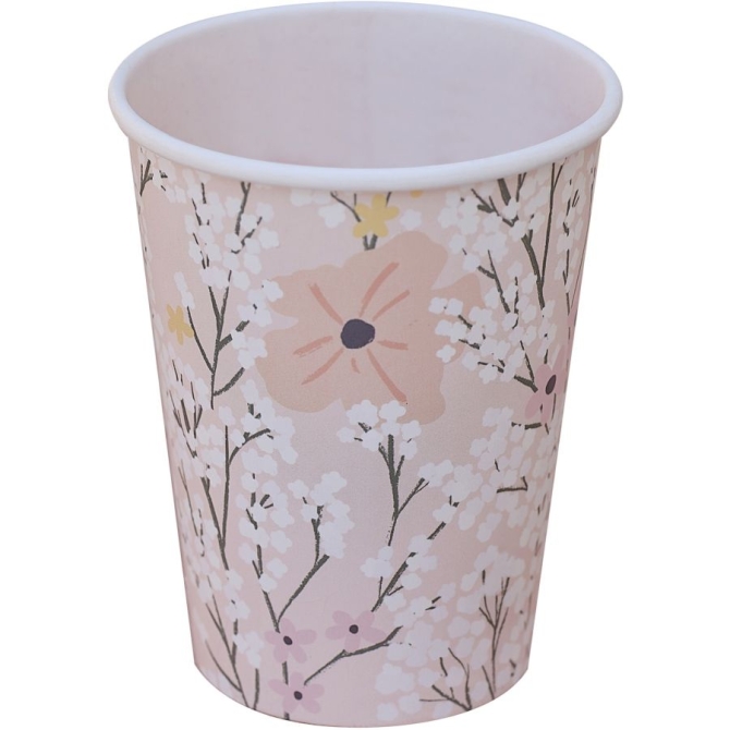 8 Vasos Primavera Floral 