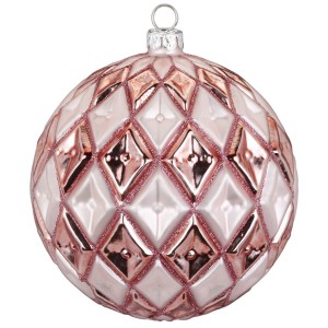 Maxi Pink Diamond Joya Bola (10 cm) - Cristal