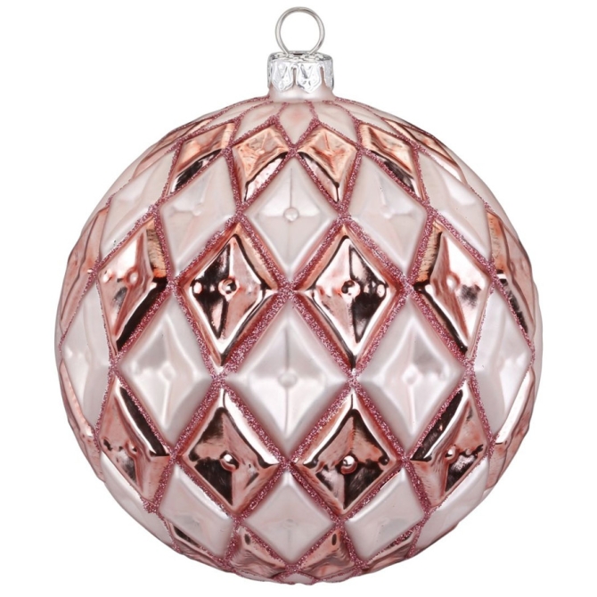 Maxi Pink Diamond Joya Bola (10 cm) - Cristal 